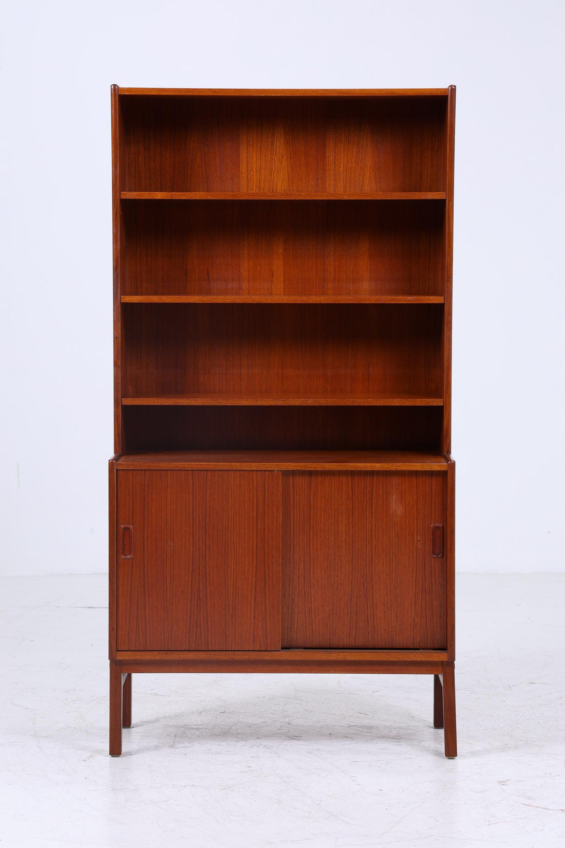 Vintage Teak Regal | Mid Century Bücherregal Retro Holz Aufbewahrung 60er 70er Jahre