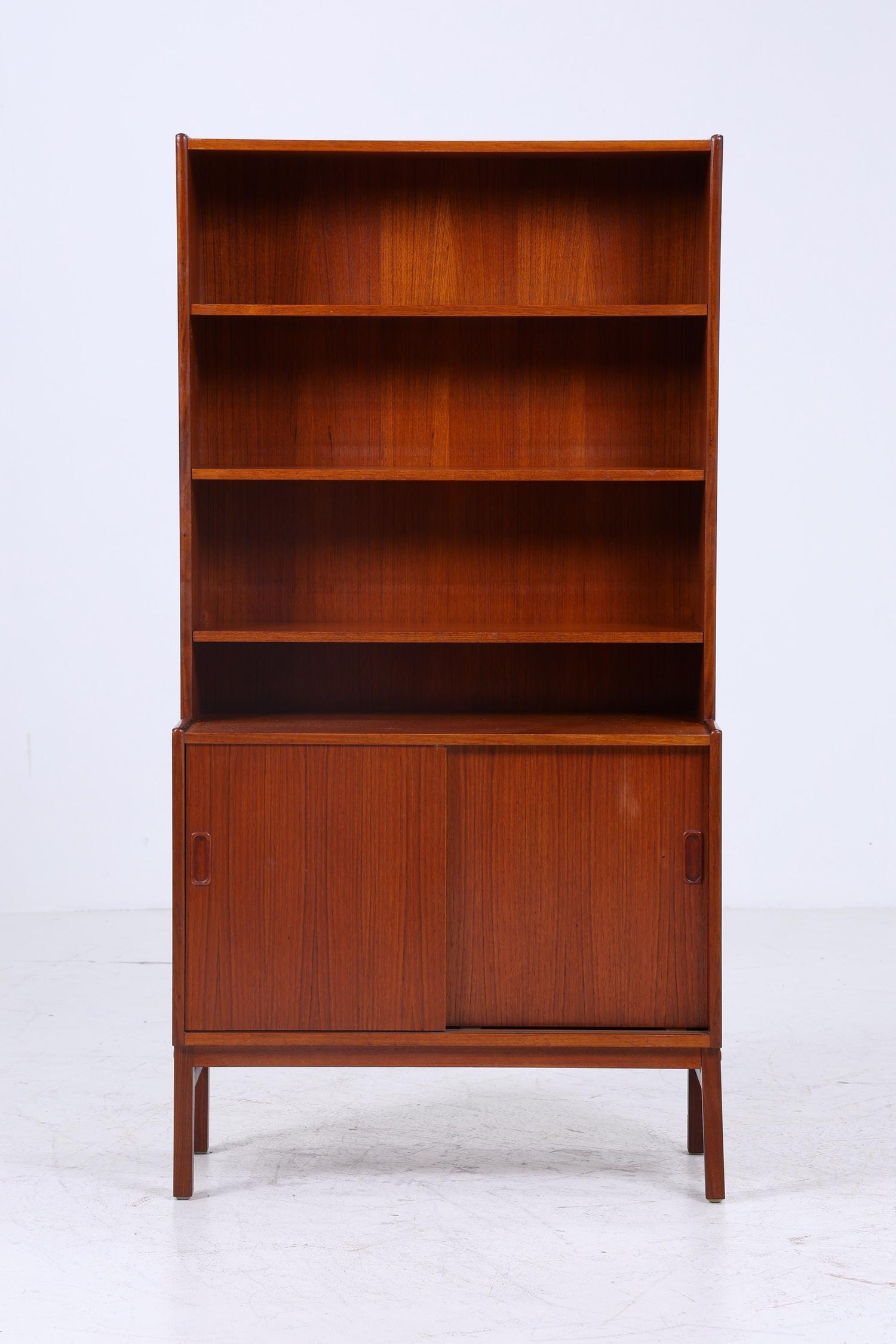 Vintage Teak Regal | Mid Century Bücherregal Retro Holz Aufbewahrung 60er 70er Jahre