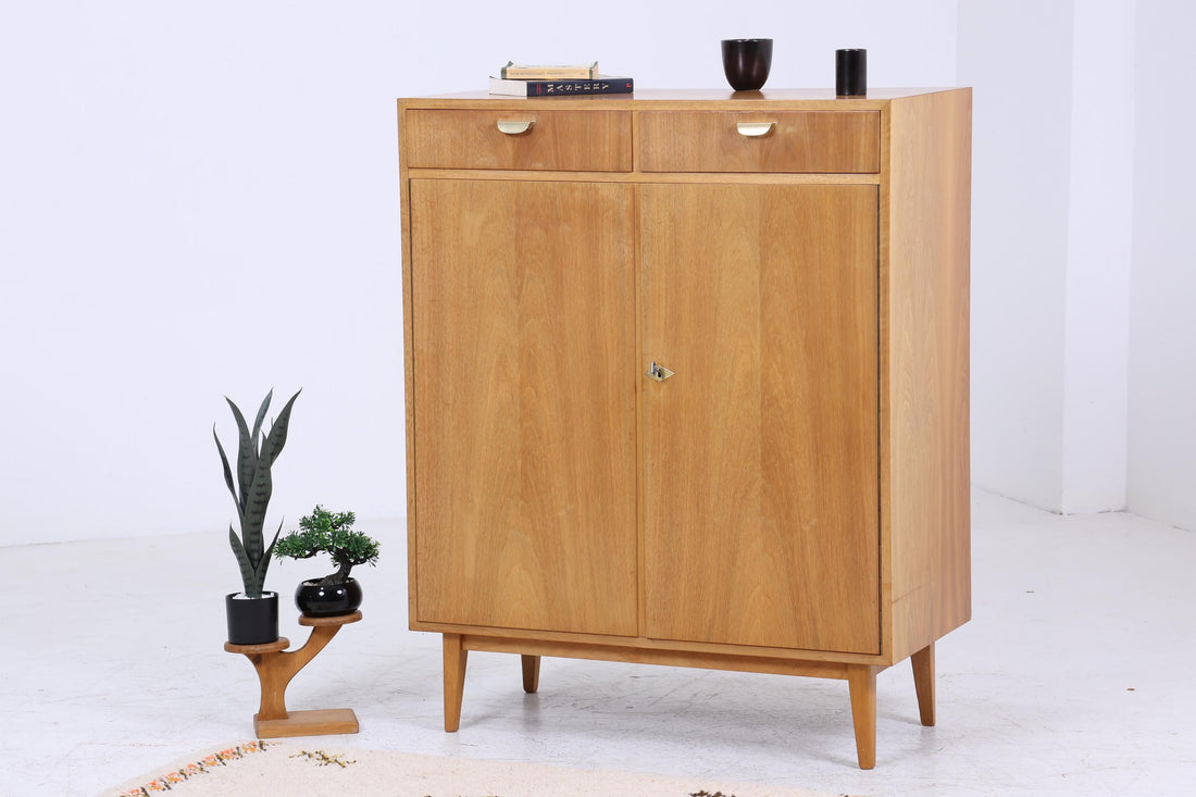 Vintage Kommode | Mid Century Schrank Holz Aufbewahrung 60er Jahre