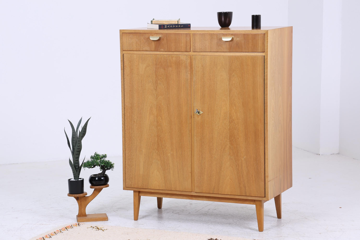 Vintage Kommode | Mid Century Schrank Holz Aufbewahrung 60er Jahre