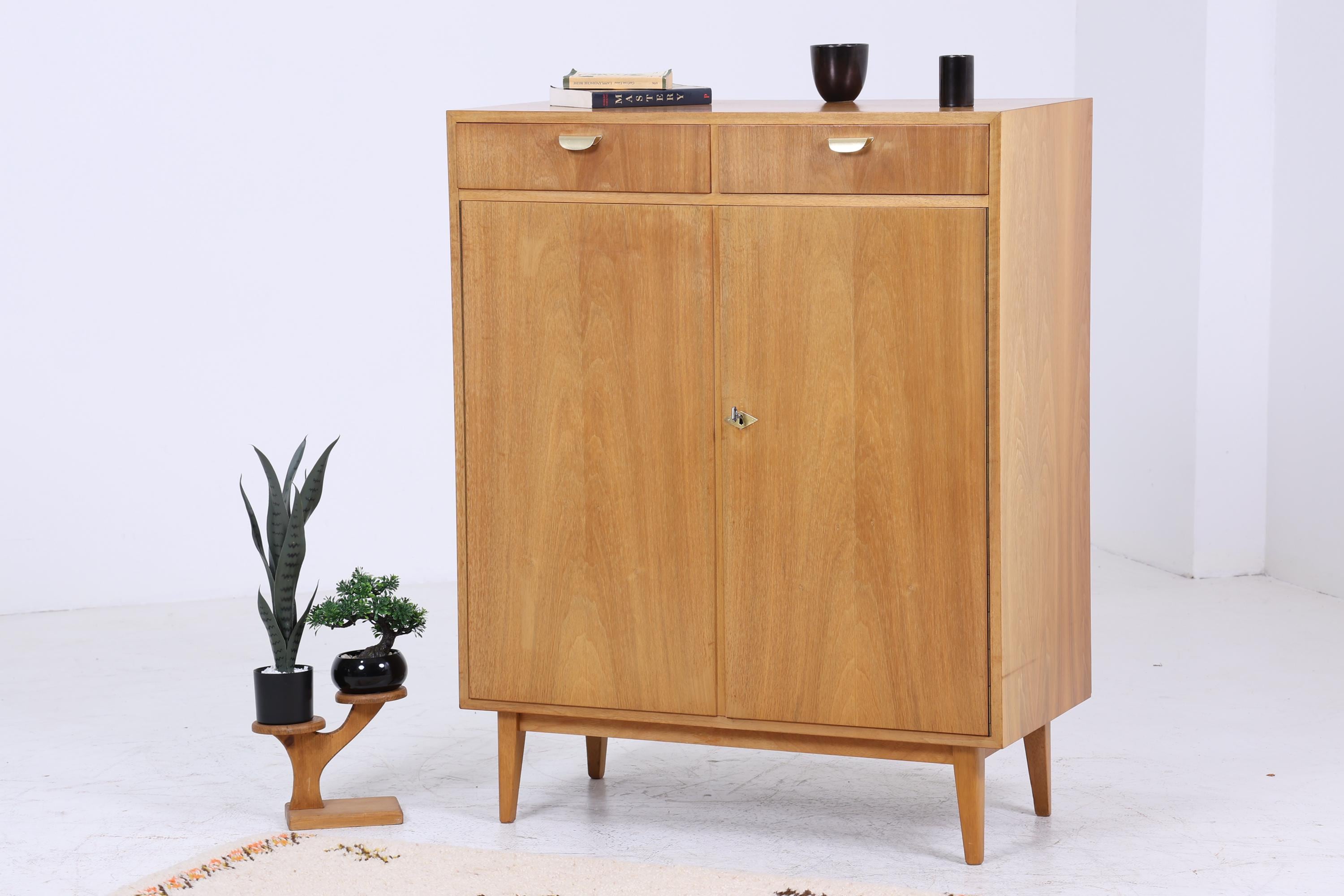 Vintage Kommode | Mid Century Schrank Holz Aufbewahrung 60er Jahre