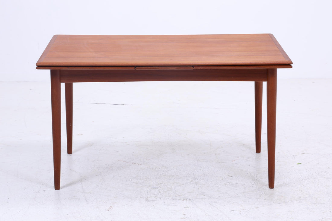 Originaler Teak Esstisch Danish Design | Mid-Century Ausziehbarer Vintage Küchentisch 1960er Teak Holz
