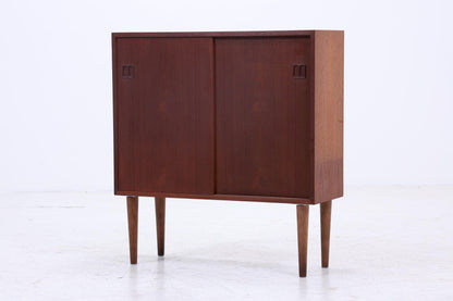 Wundervolle Teak Mid Century Kommode von Poul Cadovius | Vintage Schiebetüren Schrank Holz Aufbewahrung 60er Jahre