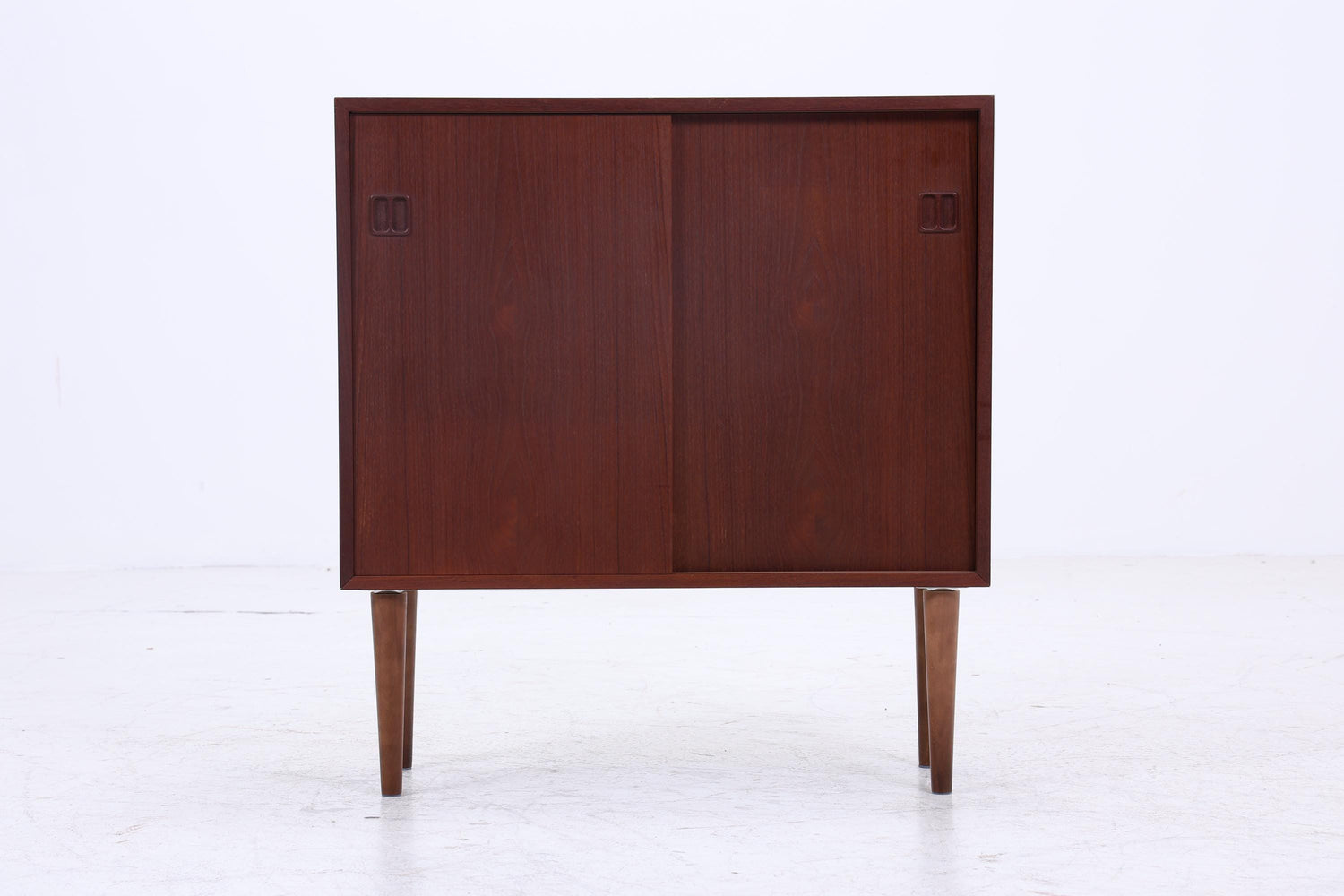 Wundervolle Teak Mid Century Kommode von Poul Cadovius | Vintage Schiebetüren Schrank Holz Aufbewahrung 60er Jahre