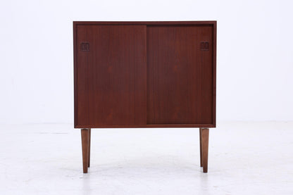 Wundervolle Teak Mid Century Kommode von Poul Cadovius | Vintage Schiebetüren Schrank Holz Aufbewahrung 60er Jahre