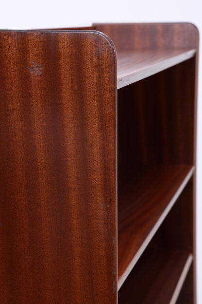 Vintage Mahagoni Bücherregal | Mid Century Regal | 60er Retro Holz Aufbewahrung