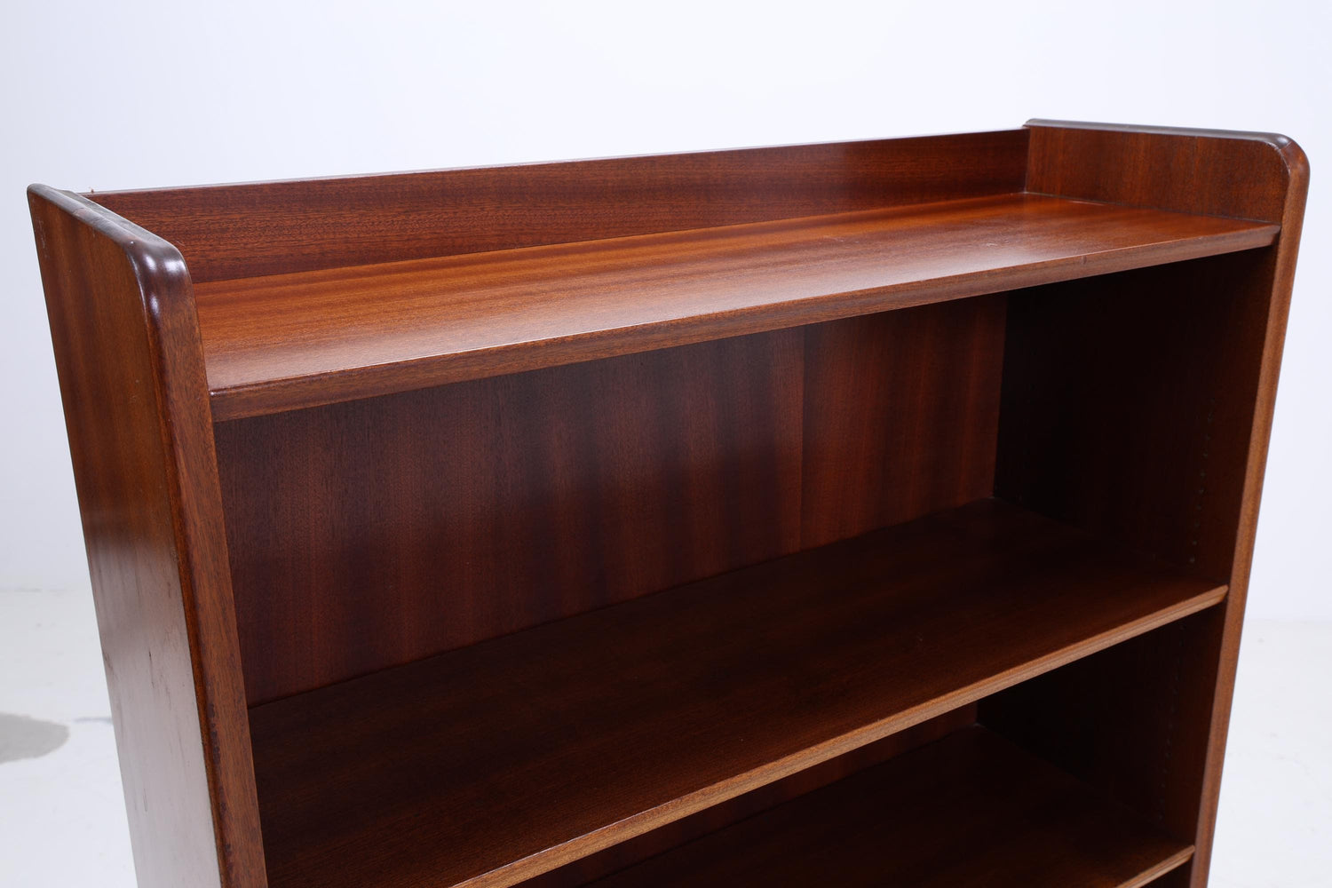 Vintage Mahagoni Bücherregal | Mid Century Regal | 60er Retro Holz Aufbewahrung