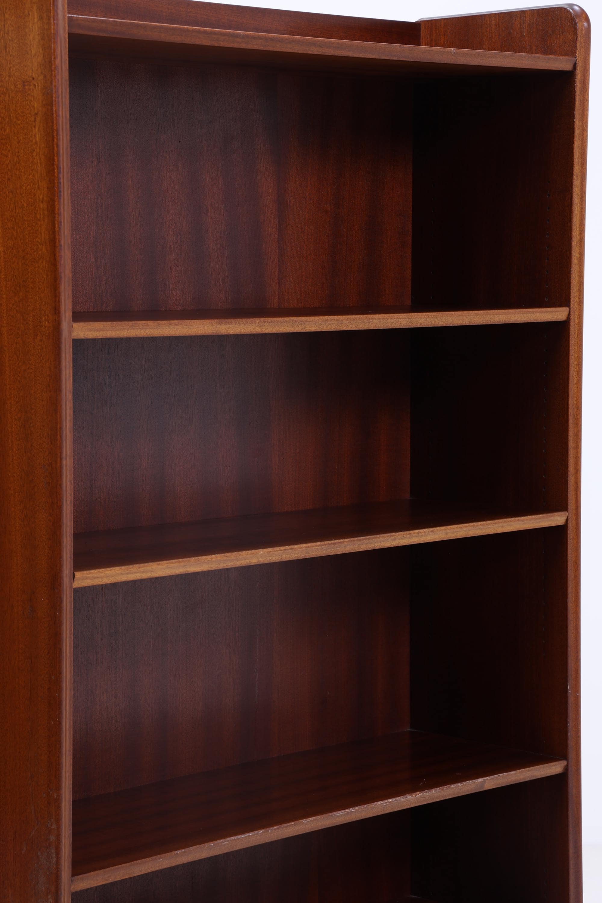 Vintage Mahagoni Bücherregal | Mid Century Regal | 60er Retro Holz Aufbewahrung