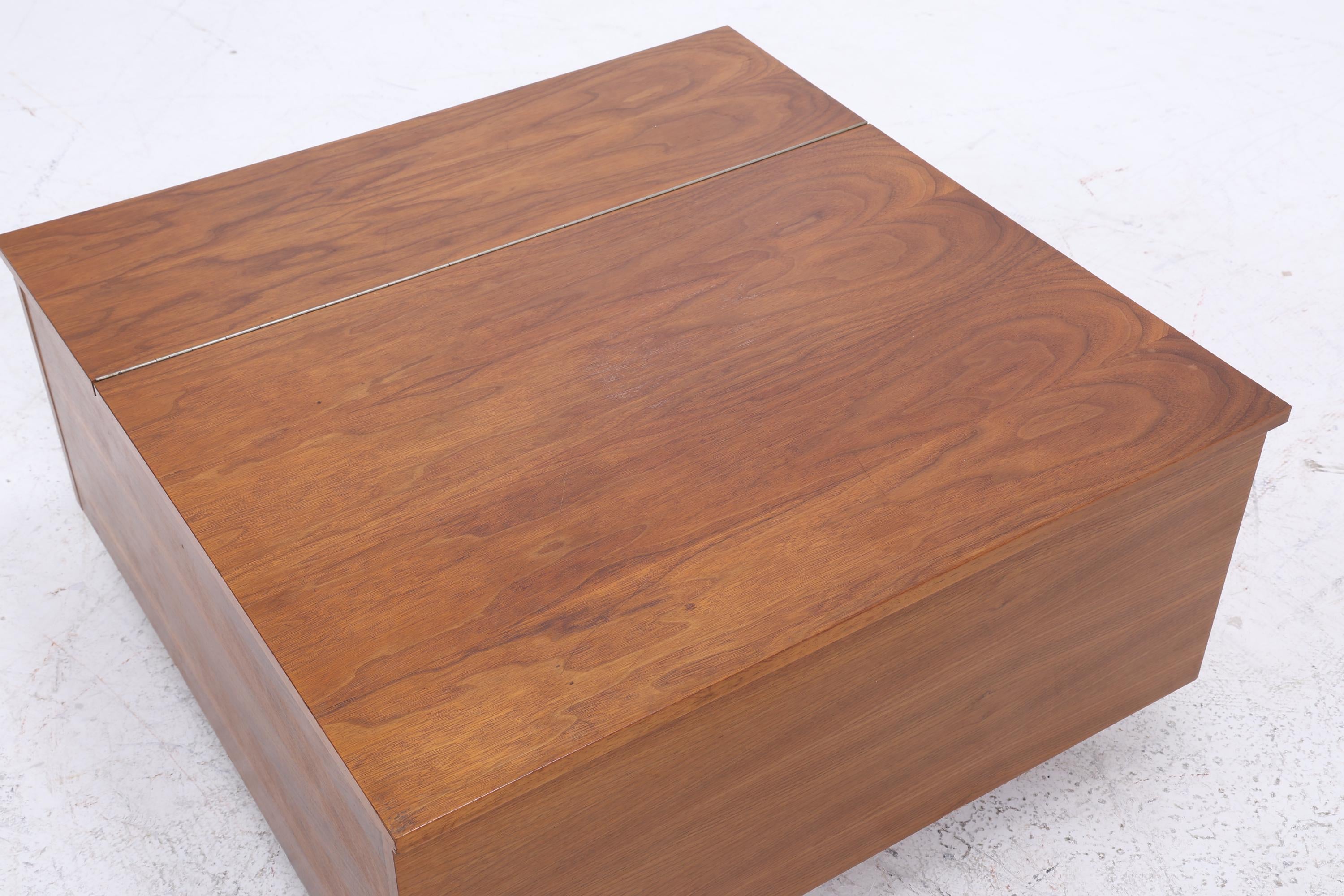 Wunderschöner Vintage Couchtisch | Mid Century Tisch mit Klappe  60er Jahre Retro Wohnzimmer
