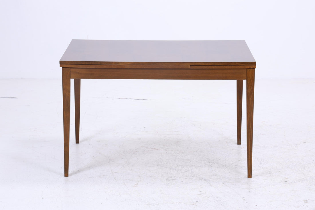 Wunderschöner Nussbaum Mid-Century Esstisch | Vintage Ausziehbarer Küchentisch 1960er Holz
