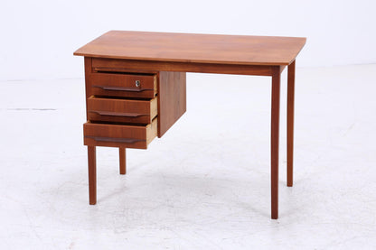 Vintage Teak Schreibtisch aus den 60ern | Mid Century Schubladen Arbeitstisch Bürotisch Tisch Retro Holz