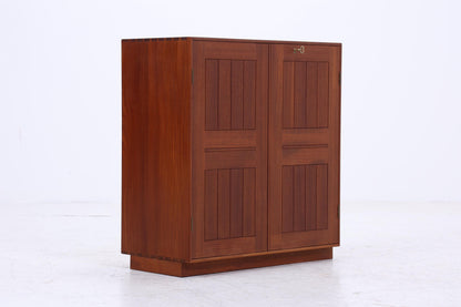 Seltener Vintage Mahagoni Schrank von Mogens Koch für Rud Rasmusson | Mid Century Kommode | Holz Schrank Modul Aufbewahrung 80er Jahre