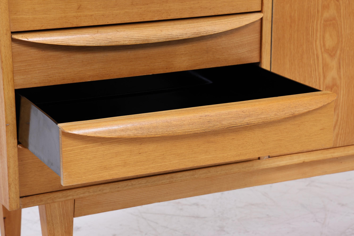 Hellerau Vintage Vitrine | Mid Century Highboard Serie 602 Franz Ehrlich Schrankwand Schrank Aufbewahrung