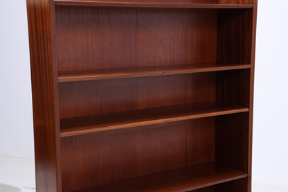 Vintage Mahagoni Bücherregal | Mid Century Regal | 60er Retro Holz Aufbewahrung