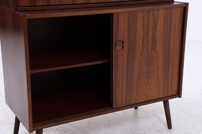 Vintage Regal 60er Jahre | Mid Century Bücherregal Retro Sekretär Schrank Holz Aufbewahrung