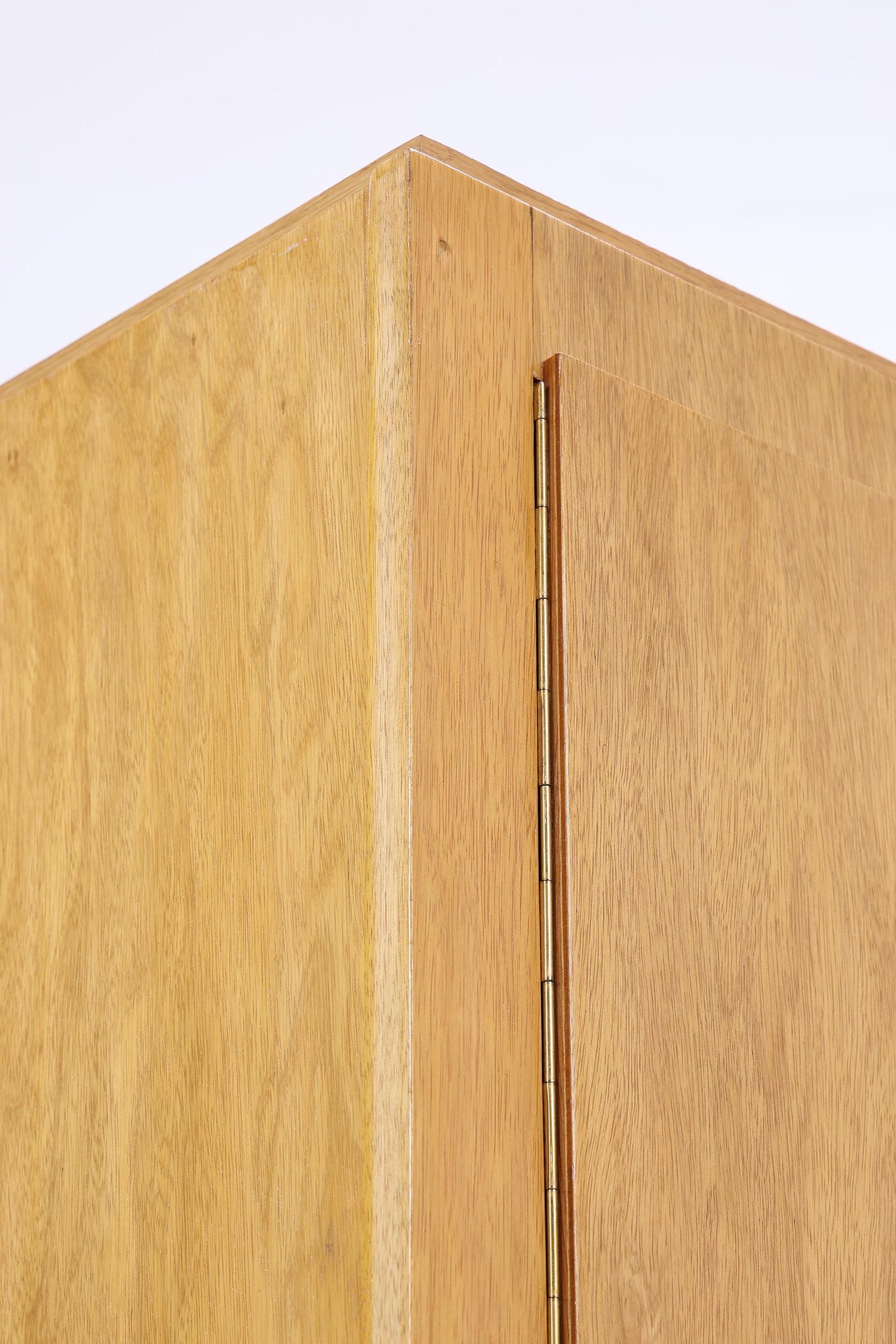 Schmaler Vintage Kleiderschrank | Mid Century Wäscheschrank | 60er Jahre Schrank | mit 1 Kleiderstange
