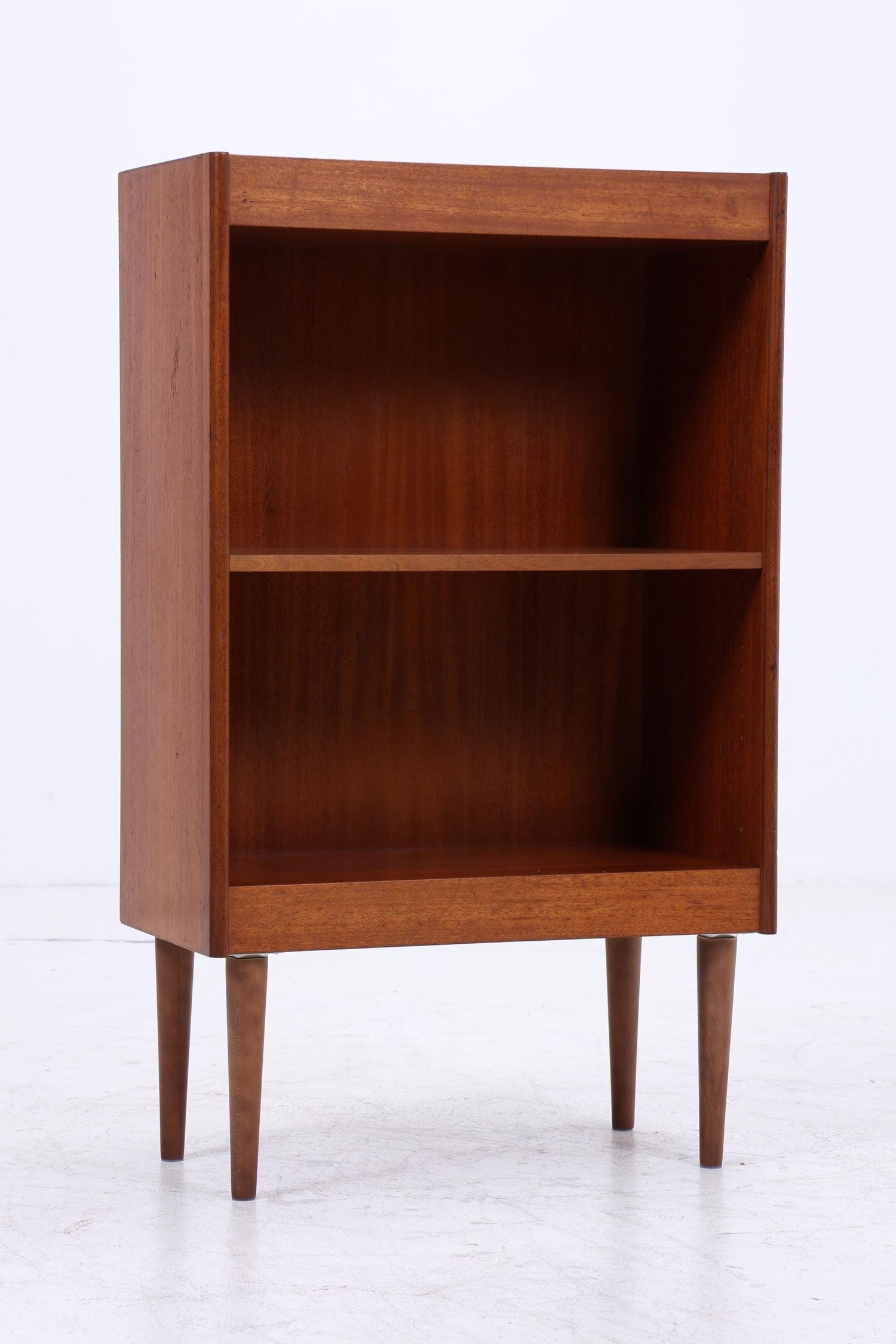 Vintage Teak Regal 60er Jahre | Mid Century kleines Bücherregal Retro Holz Aufbewahrung