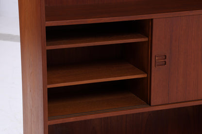 Vintage Teak Regal 60er Jahre | Mid Century Bücherregal Retro Schrank Holz Aufbewahrung