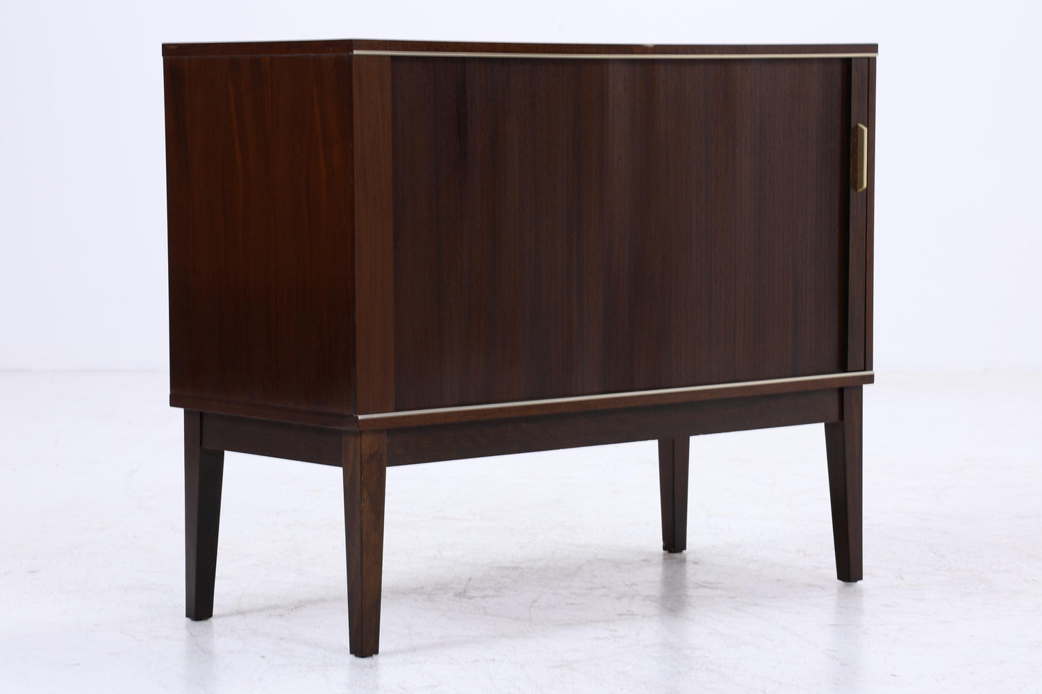 Vintage Kommode mit einer Lamellentür aus den 60er Jahren | Mid Century Schrank 60er Jahre Aufbewahrung Retro 70er Holz