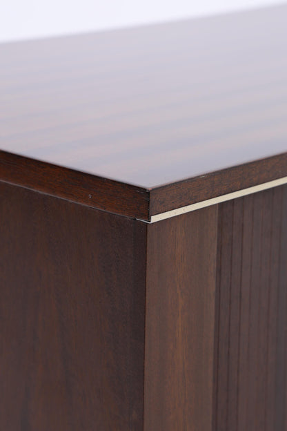 Vintage Kommode mit einer Lamellentür aus den 60er Jahren | Mid Century Schrank 60er Jahre Aufbewahrung Retro 70er Holz