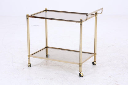Vintage Glas Servierwagen aus den 60ern | Mid Century Tisch Telefontisch Beistelltisch Retro