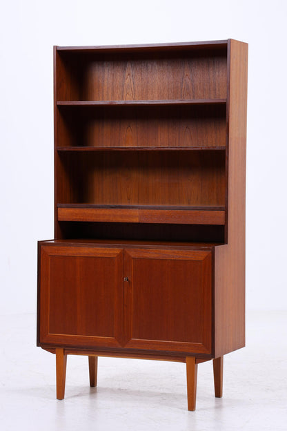 Vintage Teak Regal 60er Jahre | Mid Century Schrank Retro Bücherregal Holz Aufbewahrung