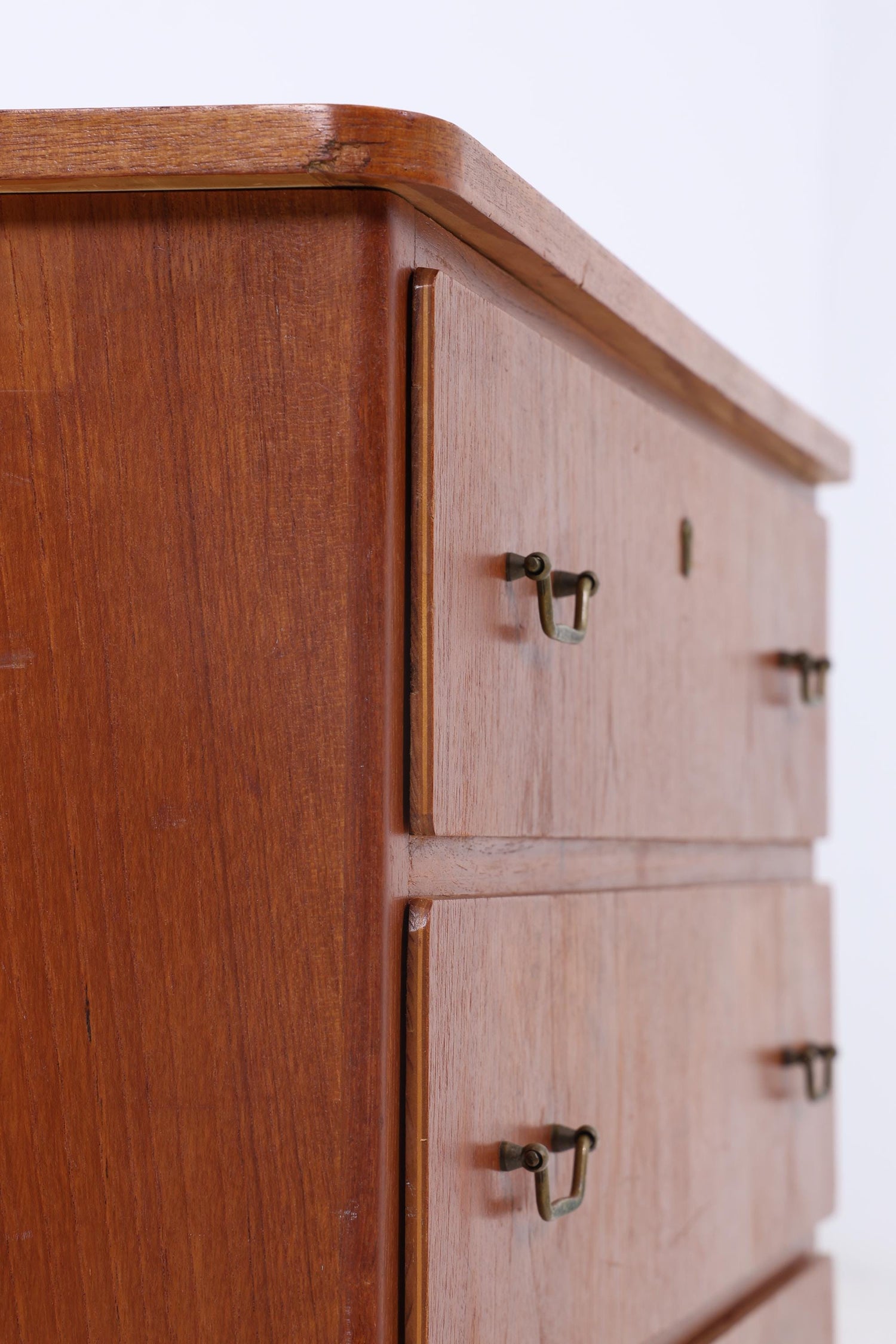 Vintage Teak Kommode  | Mid Century Schubladen Schrank Holz Aufbewahrung 60er Jahre