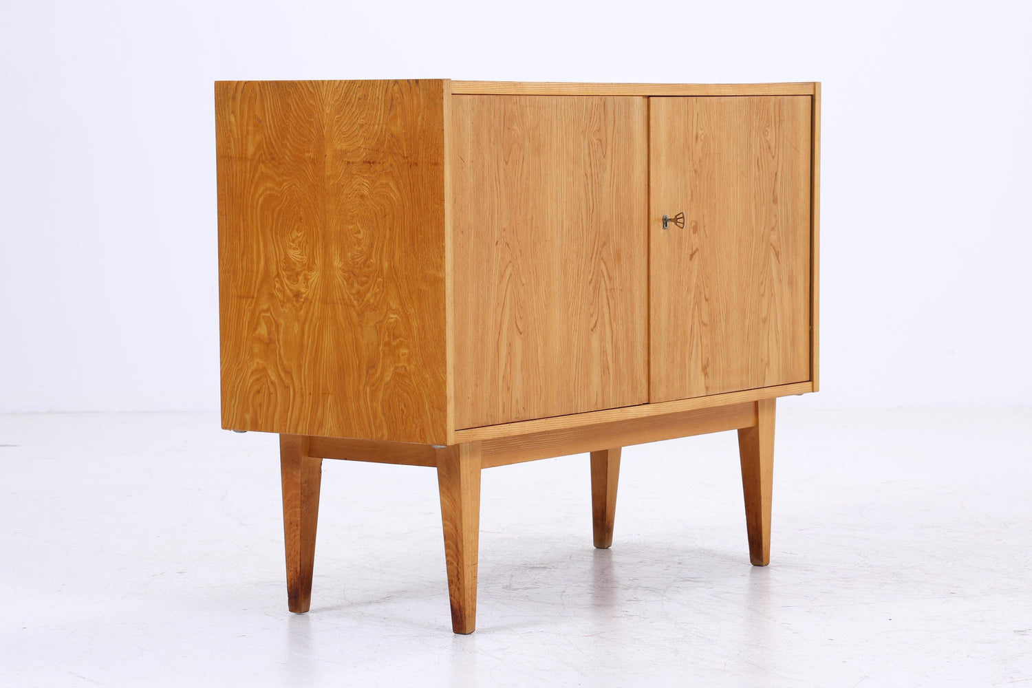 Vintage Hellerau Kommode der Serie 602 | Mid Century Franz Ehrlich Esche Schrank | Holz Aufbewahrung