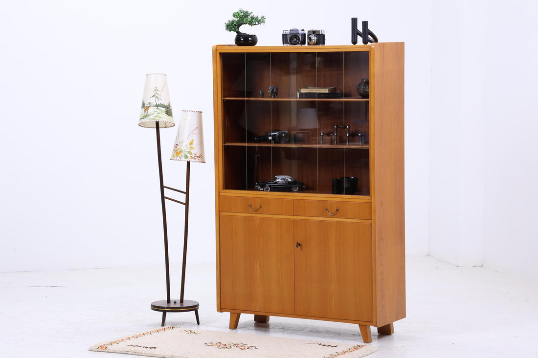 Vintage Vitrine von Tepe  aus den 60ern | Mid Century Schrank Retro Holz Aufbewahrung