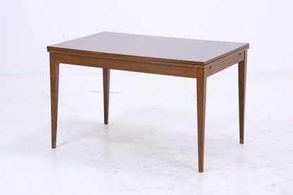 Wunderschöner Nussbaum Mid-Century Esstisch | Vintage Ausziehbarer Küchentisch 1960er Holz