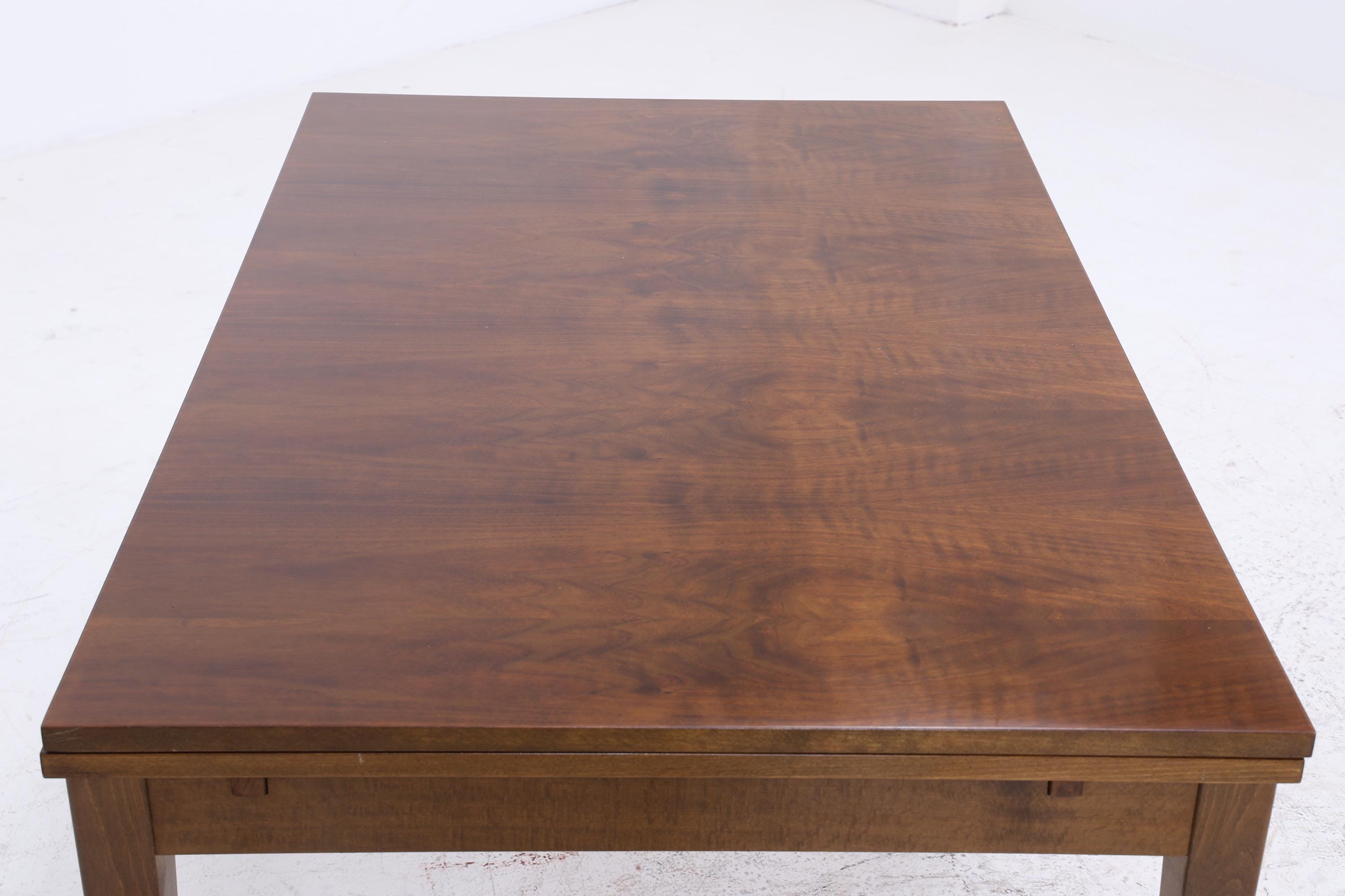 Wunderschöner Nussbaum Mid-Century Esstisch | Vintage Ausziehbarer Küchentisch 1960er Holz