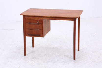 Vintage Teak Schreibtisch aus den 60ern | Mid Century Schubladen Arbeitstisch Bürotisch Tisch Retro Holz