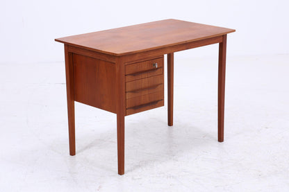 Vintage Teak Schreibtisch aus den 60ern | Mid Century Schubladen Arbeitstisch Bürotisch Tisch Retro Holz