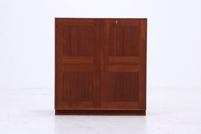 Seltener Vintage Mahagoni Schrank von Mogens Koch für Rud Rasmusson | Mid Century Kommode | Holz Schrank Modul Aufbewahrung 80er Jahre