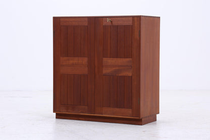 Seltener Vintage Mahagoni Schrank von Mogens Koch für Rud Rasmusson | Mid Century Kommode | Holz Schrank Modul Aufbewahrung 80er Jahre