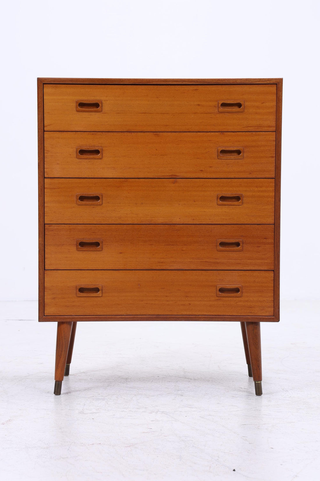 Vintage Teak Schubladen Kommode | Mid Century Schrank Holz Aufbewahrung 60er Jahre Herrenkommode