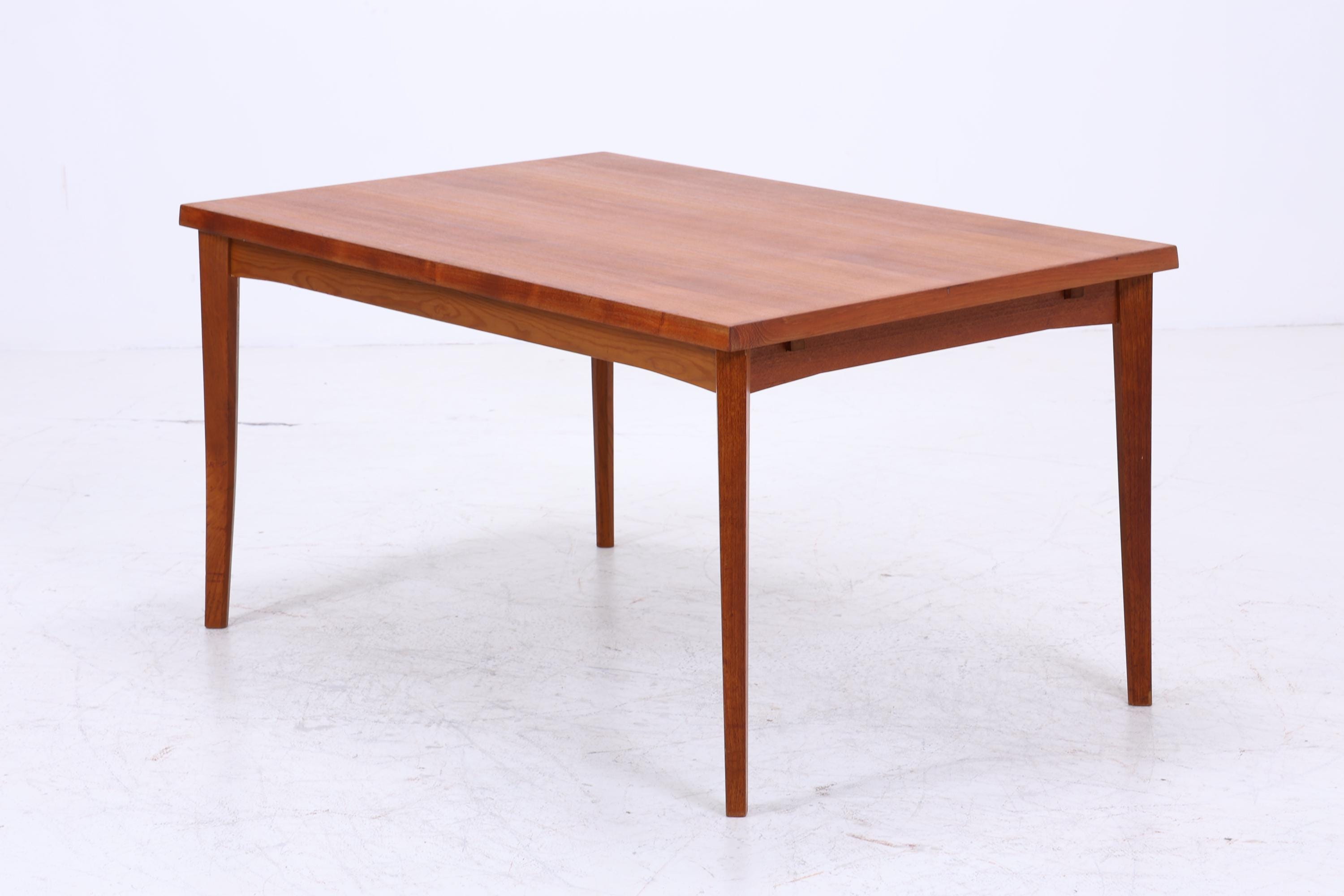 Vintage Teak Esstisch Danish Design | Mid-Century Ausziehbarer Küchentisch 1960er Teak Holz