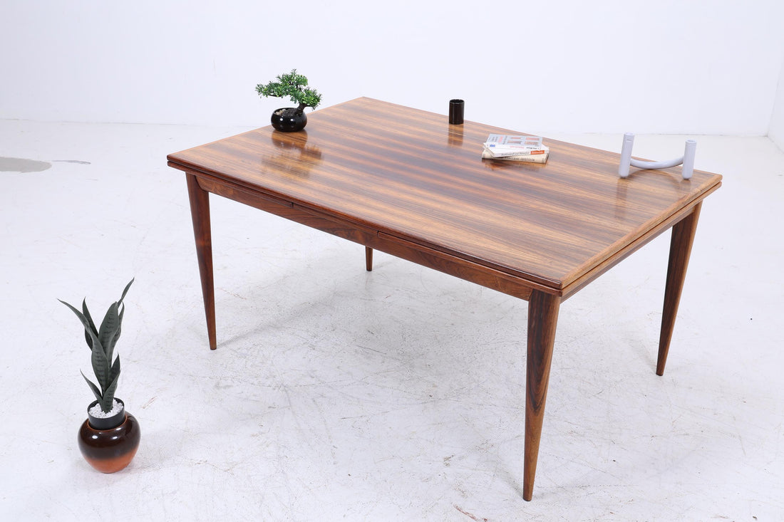 Wunderschöner Vintage Küchentisch von Niels O. Møller | Mid Century Esstisch Tisch Retro 70er Holz Ausziehbar