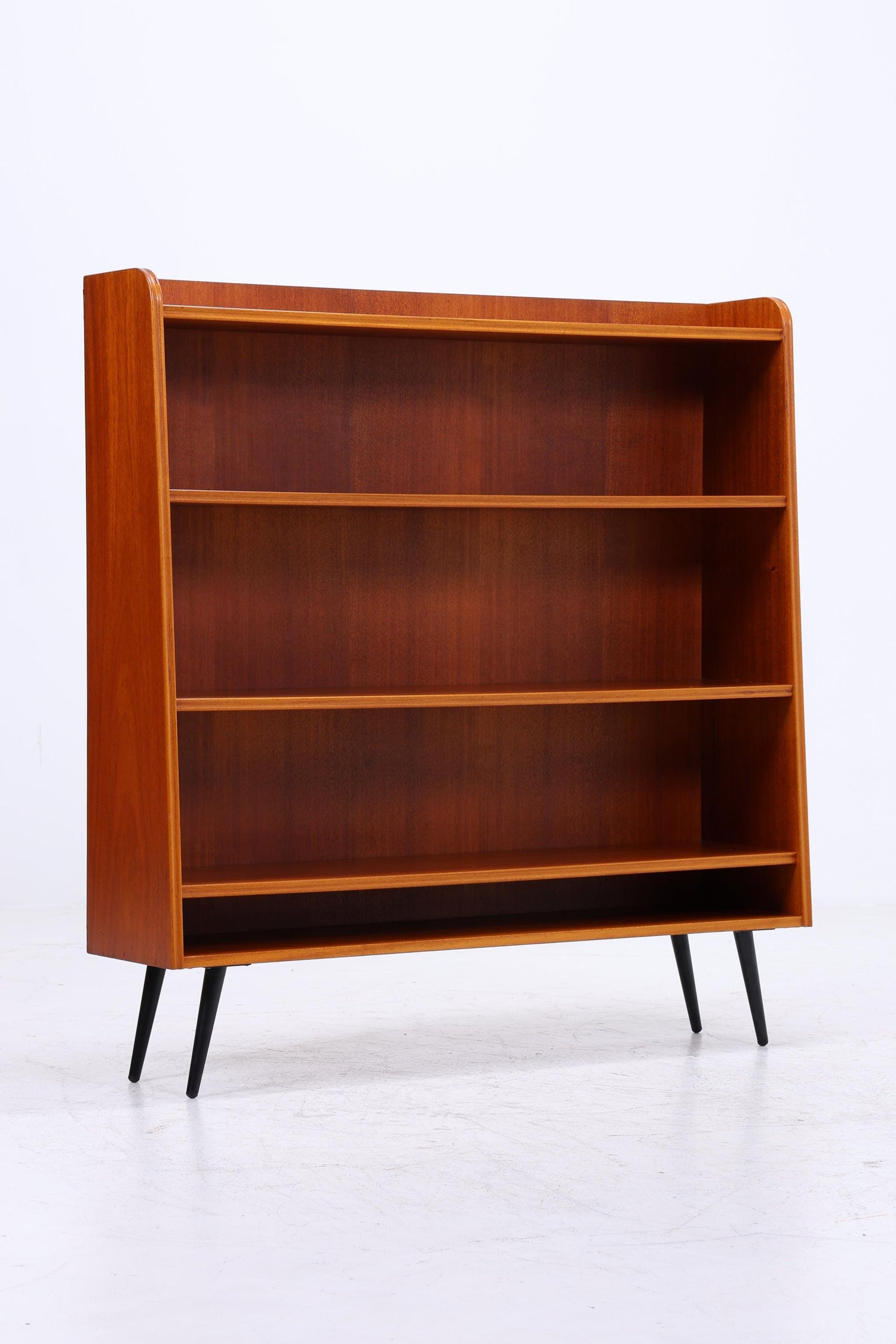 Vintage Regal 60er Jahre | Mid Century kleines Bücherregal Retro Holz Aufbewahrung