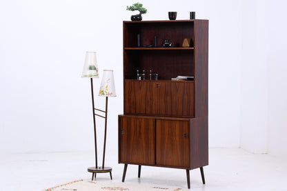 Vintage Regal 60er Jahre | Mid Century Bücherregal Retro Sekretär Schrank Holz Aufbewahrung