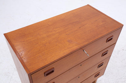 Vintage Teak Schubladen Kommode | Mid Century Schrank Holz Aufbewahrung 60er Jahre Herrenkommode