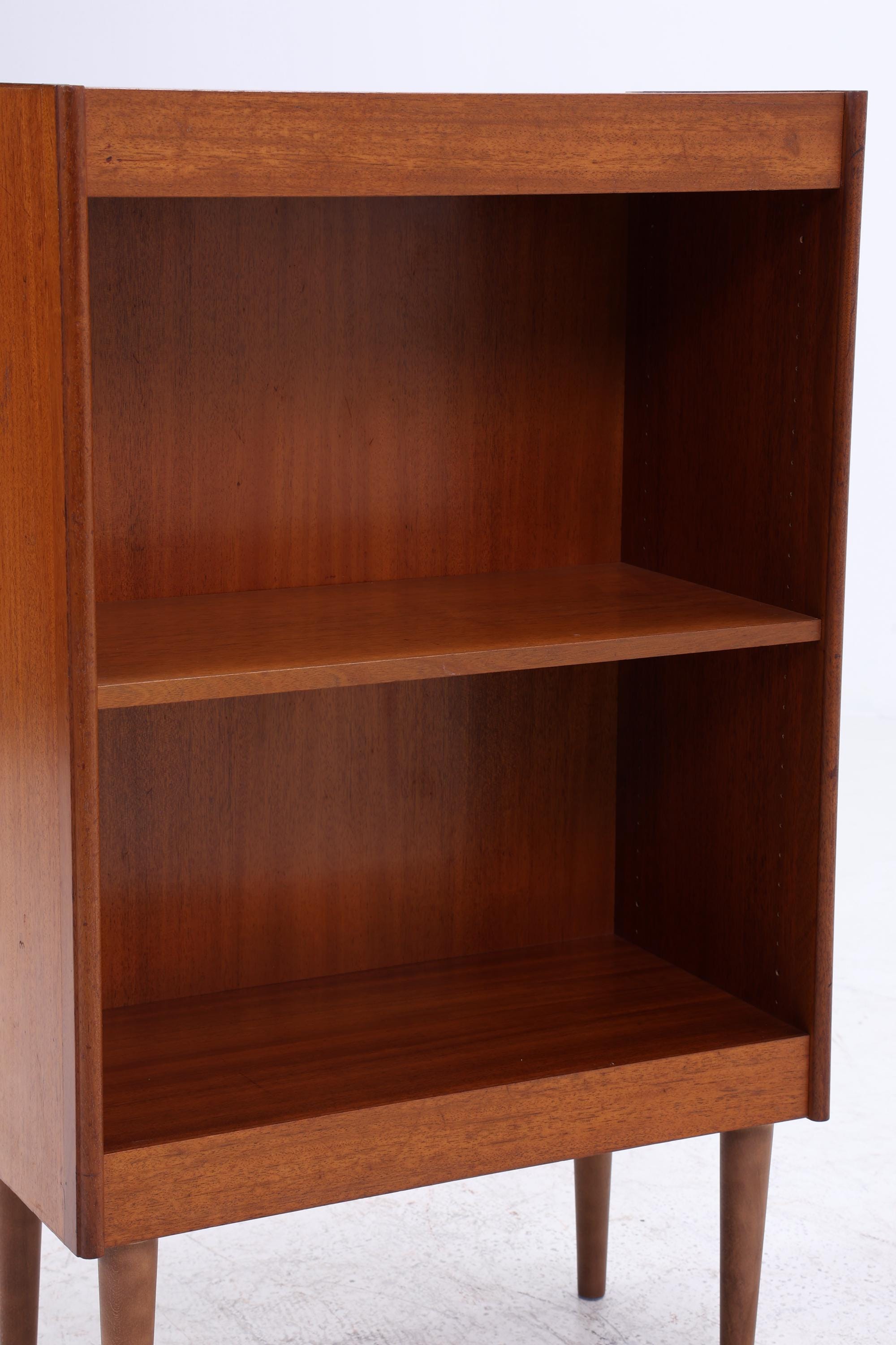 Vintage Teak Regal 60er Jahre | Mid Century kleines Bücherregal Retro Holz Aufbewahrung