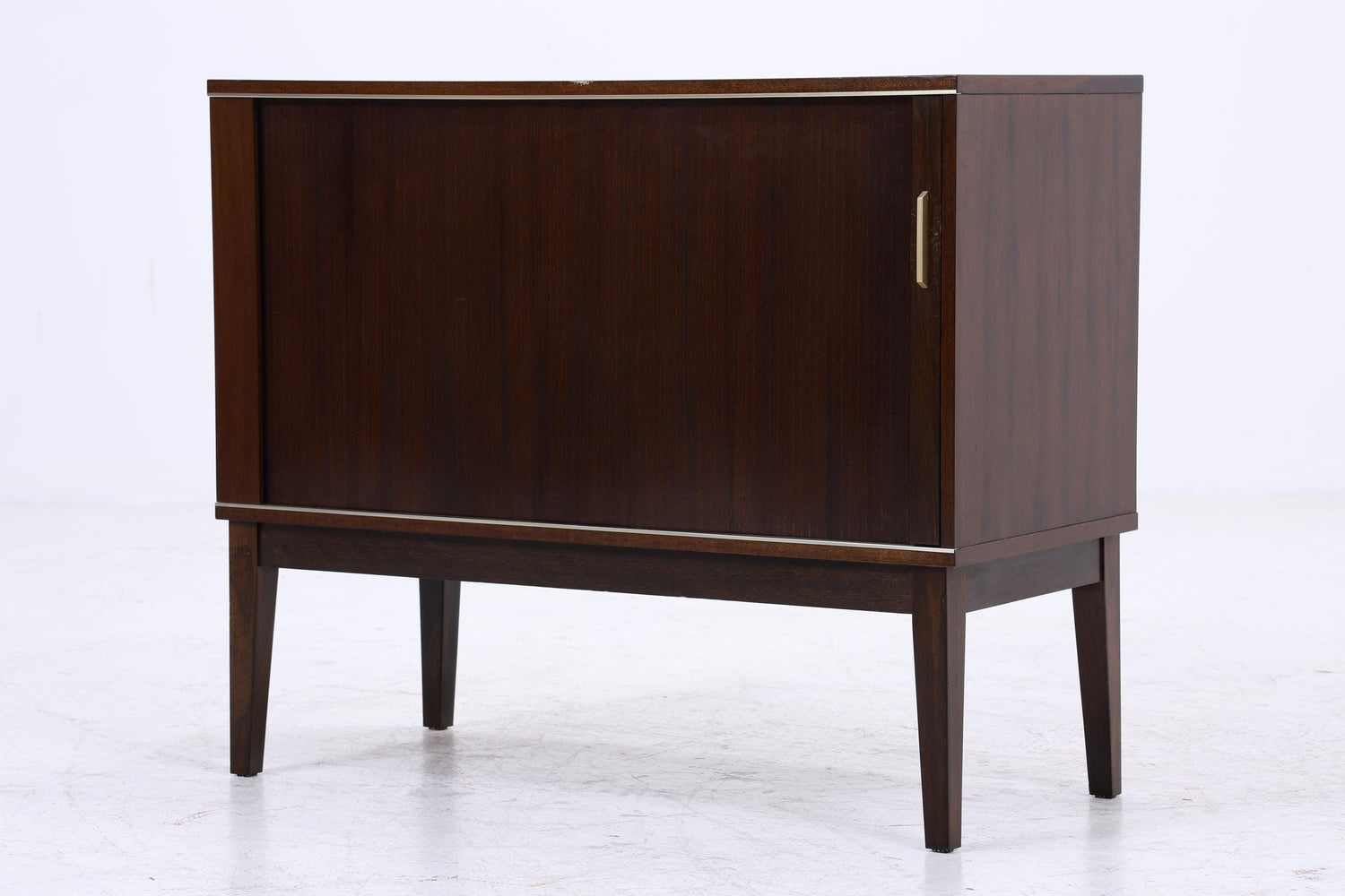 Vintage Kommode mit einer Lamellentür aus den 60er Jahren | Mid Century Schrank 60er Jahre Aufbewahrung Retro 70er Holz