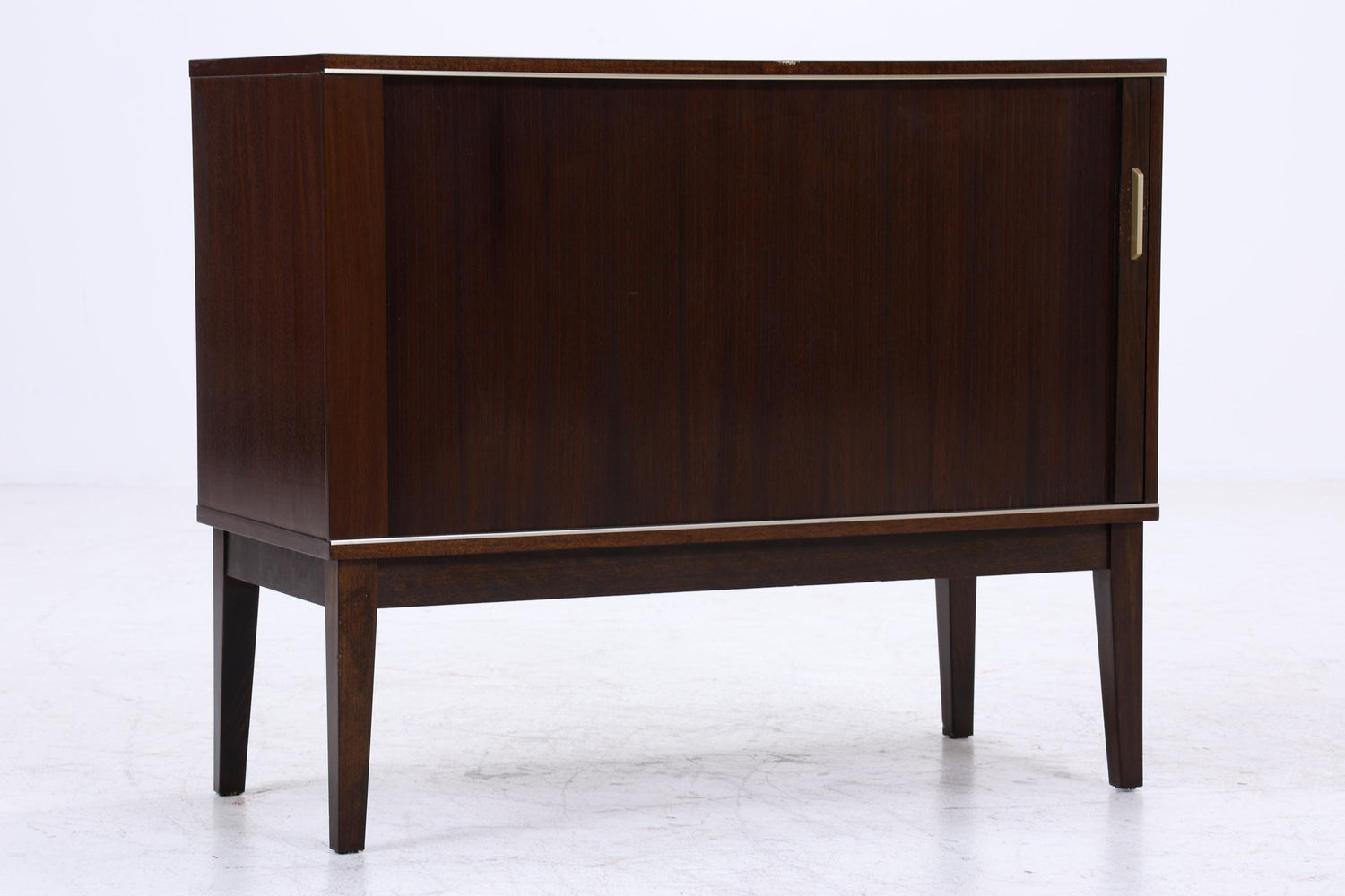 Vintage Kommode mit einer Lamellentür aus den 60er Jahren | Mid Century Schrank 60er Jahre Aufbewahrung Retro 70er Holz