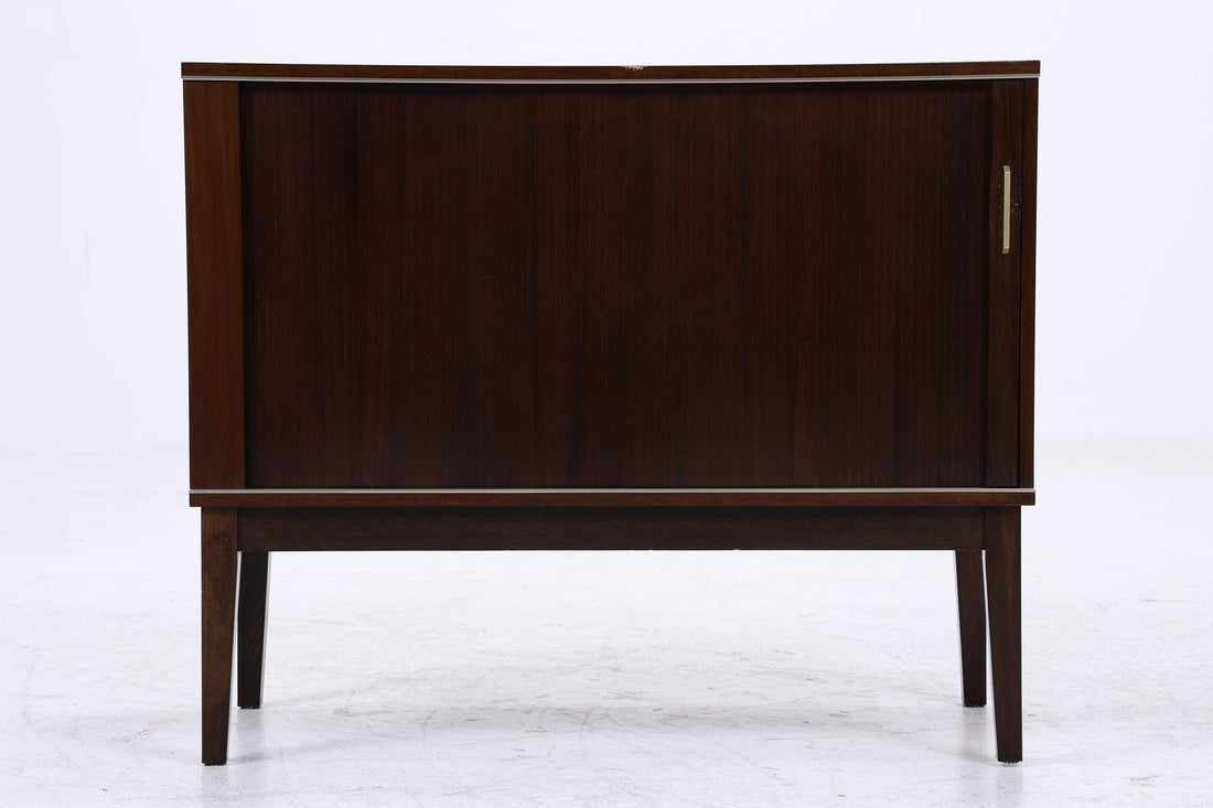Vintage Kommode mit einer Lamellentür aus den 60er Jahren | Mid Century Schrank 60er Jahre Aufbewahrung Retro 70er Holz