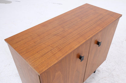 Vintage Schuhkommode 60er Jahre | Mid Century Kommode Schrank 60er Jahre Aufbewahrung Retro 70er Holz