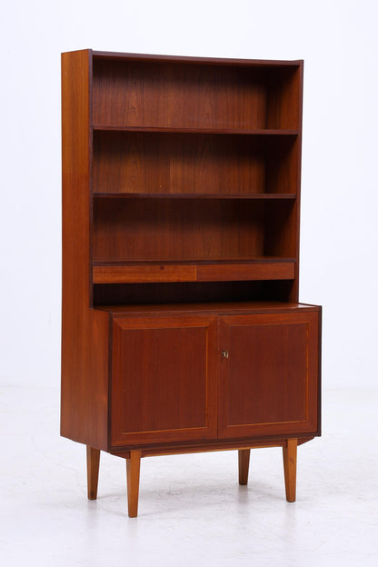Vintage Teak Regal 60er Jahre | Mid Century Schrank Retro Bücherregal Holz Aufbewahrung