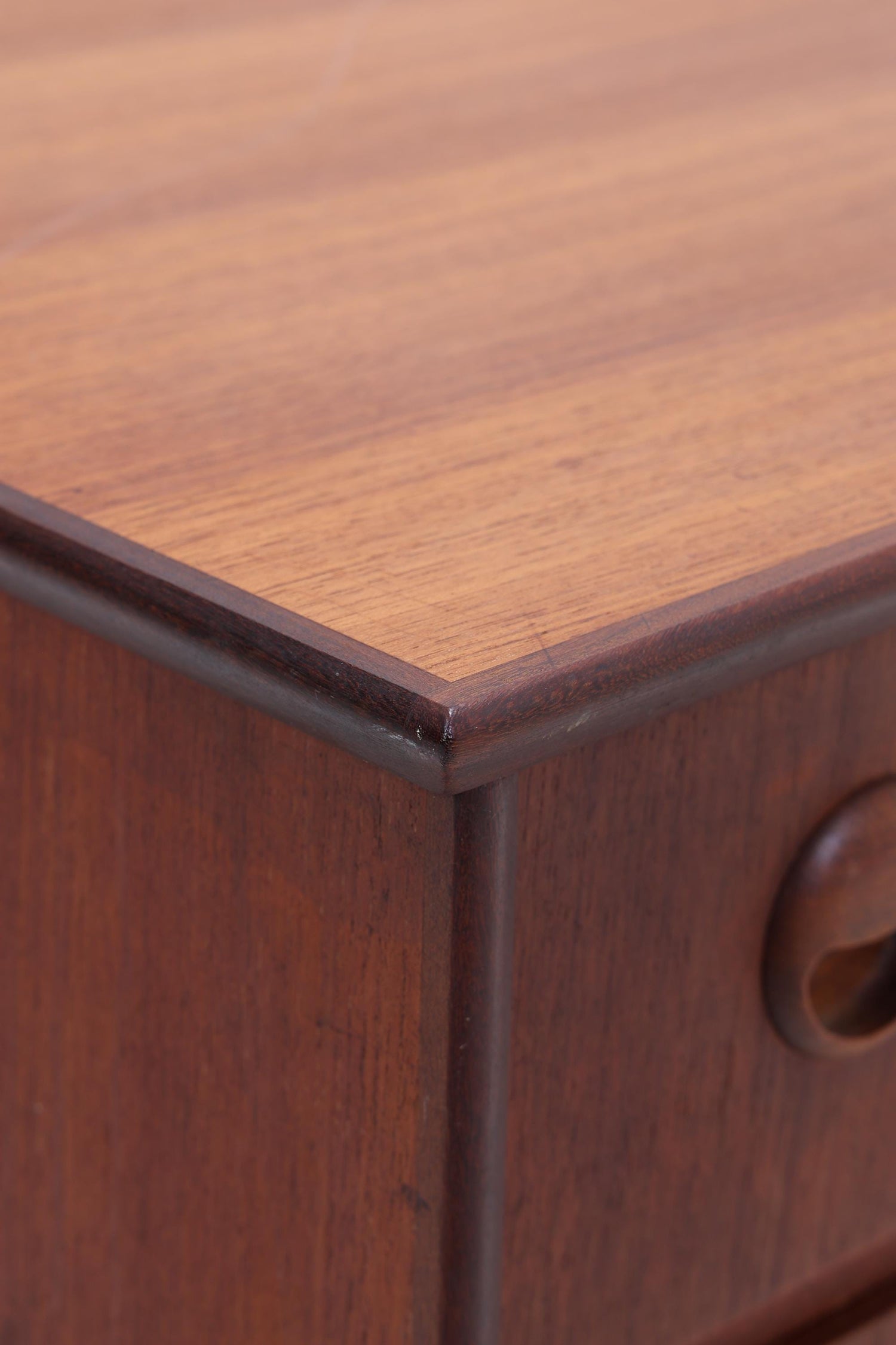 Vintage Teak Schubladen Kommode | Mid Century Schubladen Schrank | Holz Aufbewahrung 60er 70er Jahre