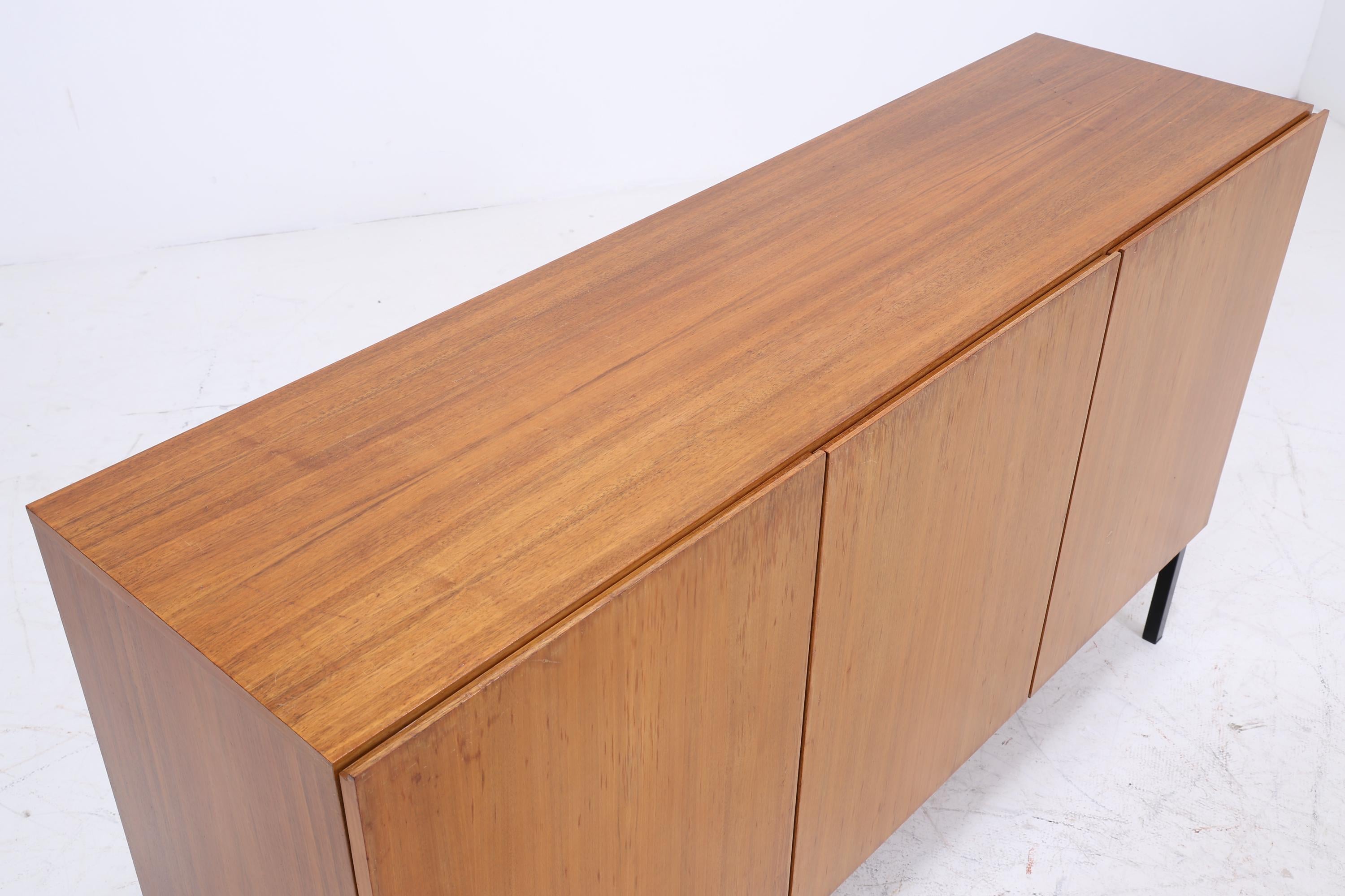 Vintage Highboard 60er Jahre | Mid Century Sideboard Schubladen Schrank Holz Aufbewahrung