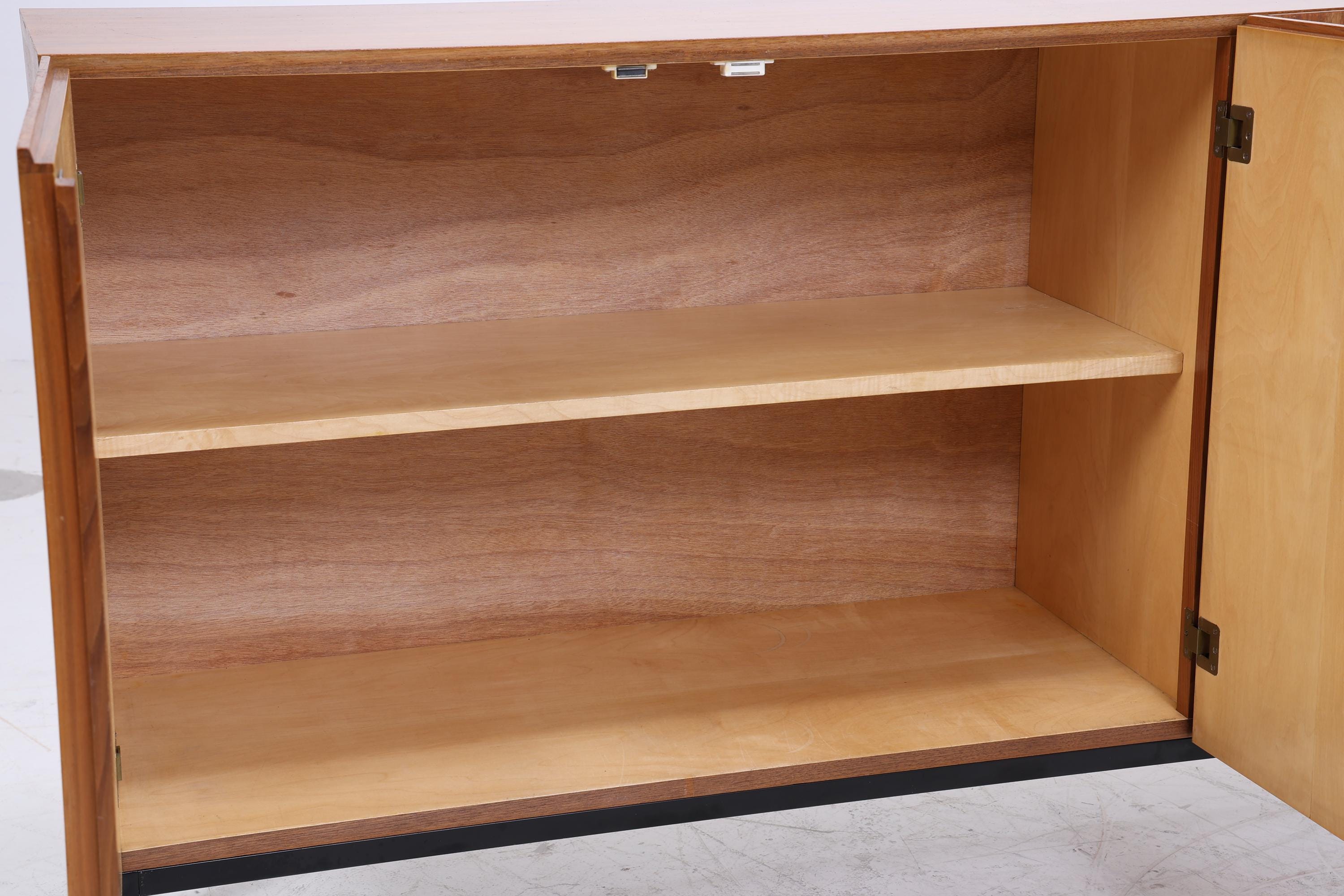 Vintage Highboard 60er Jahre | Mid Century Sideboard Schubladen Schrank Holz Aufbewahrung